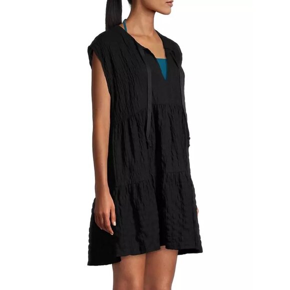 Robin Piccone  Fiona Tiered black Dress size XS - Picture 2 of 9